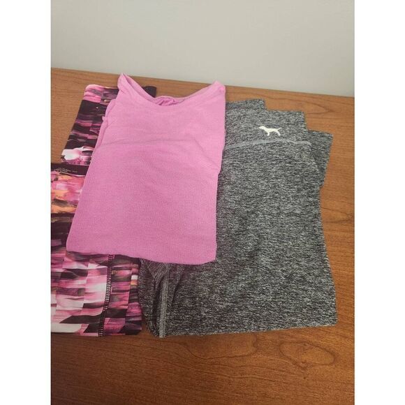 Avia LARGE SET OF top and bottom leggings & Pink grey leggings - Picture 3 of 16